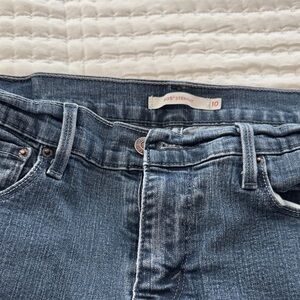 Stylish Blue Straight Leg Jeans